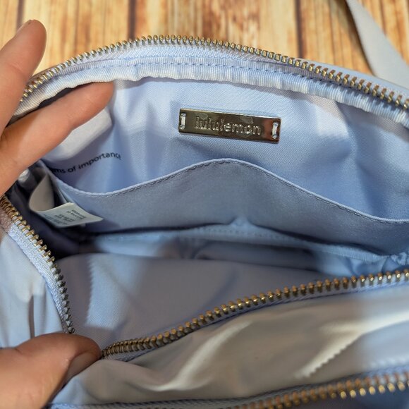 Lululemon Light Blue Dual Pouch Crossbody Bag for Women - Picture 6 of 9